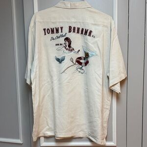 Tommy Bahama Dr. Cocktail Board Certified Silk Shirt Large